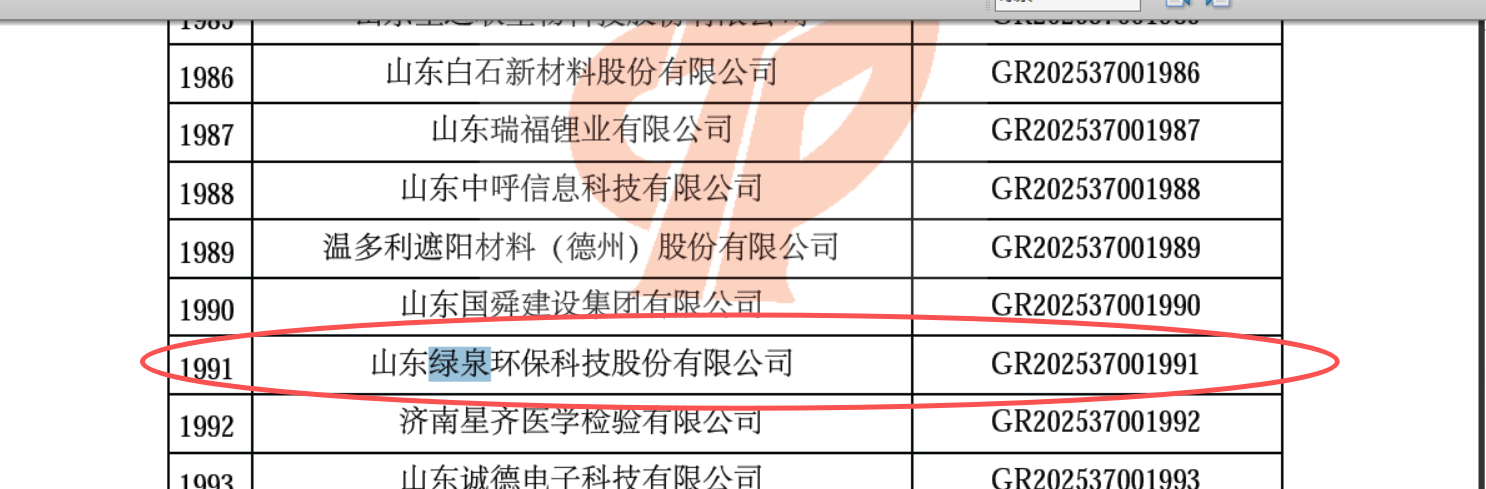 高企编号 高企编号